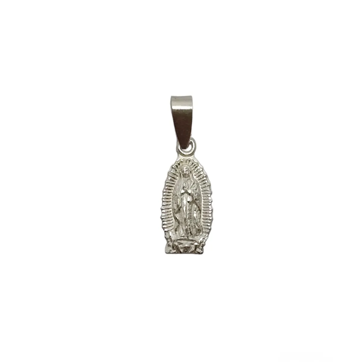 ANDREA COGGIOLA JOYAS - Colgante Medalla Virgen De Guadalupe Plata Fina 925