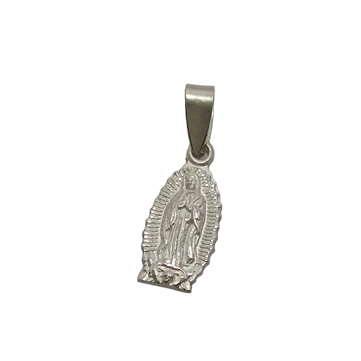 ANDREA COGGIOLA JOYAS - Colgante Medalla Virgen De Guadalupe Plata Fina 925