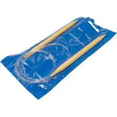 GENERICO - Palillo circular de bambú 8.0mm Circular knitting needles