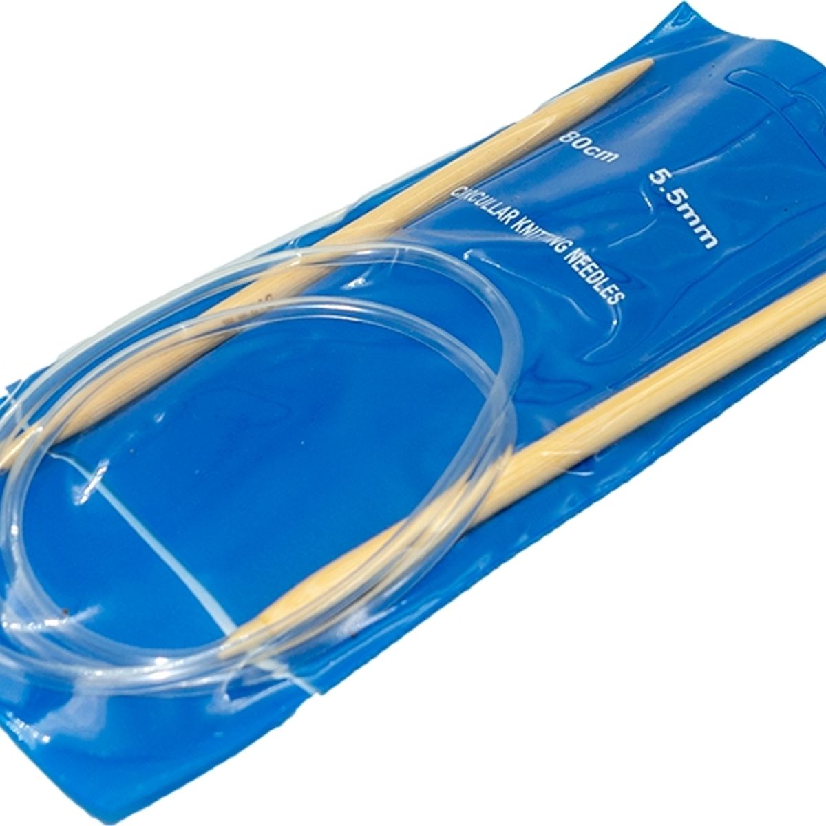 GENERICO - Palillo circular de bambú 5.5mm Circular knitting needles