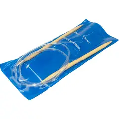 GENERICO - Palillo circular de bambú 5.5mm Circular knitting needles