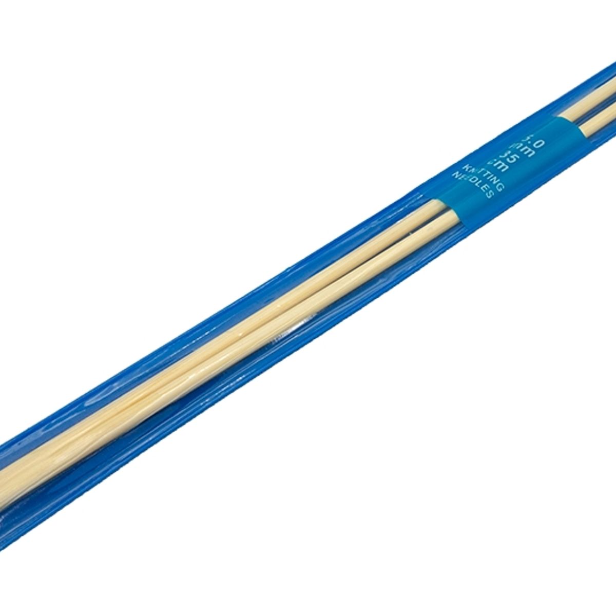 GENERICO - Palillos de Bambú 5.0mm para tejer de 35cm Knitting needles