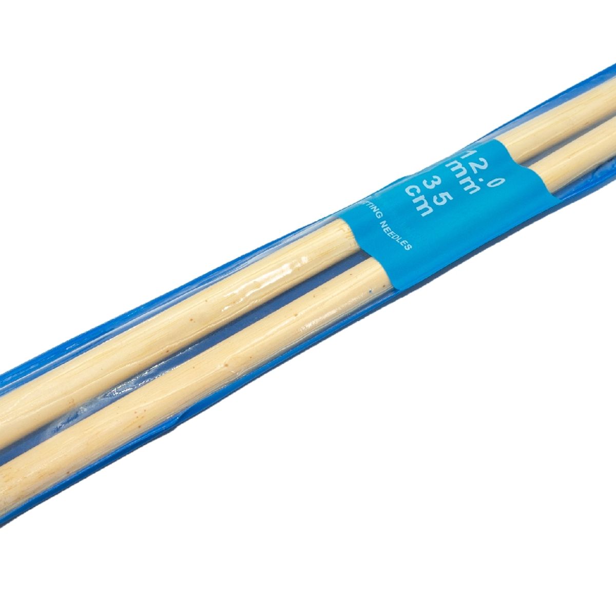 GENERICO - Palillos de Bambú 12.0mm para tejer de 35cm Knitting needles