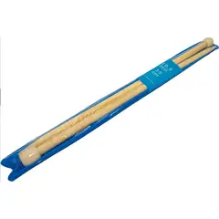 GENERICO - Palillos de Bambú 10.0mm para tejer de 35cm Knitting needles