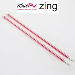 GENERICO - Palillo recto 6.5mm Knit Pro Zing 35cm