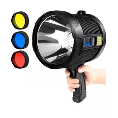GENERICO - Foco Linterna Led Recargable 3 Modos Con Usb Solar