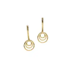 JOYAS MONTERO - Aros Mia Gold Baño de Oro 24k