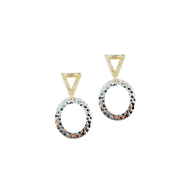 JOYAS MONTERO - Aros Fiona Gold Baño de Oro 24k