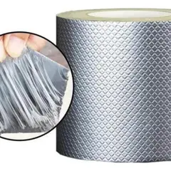 GENERICO - Cinta Sellador Adhesivo Techo Gotera Impermeable 75mm X 5m