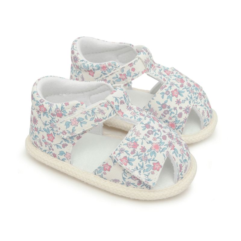 COLLOKY - Sandalia de bebé niña (14 a 18) Blanco 17