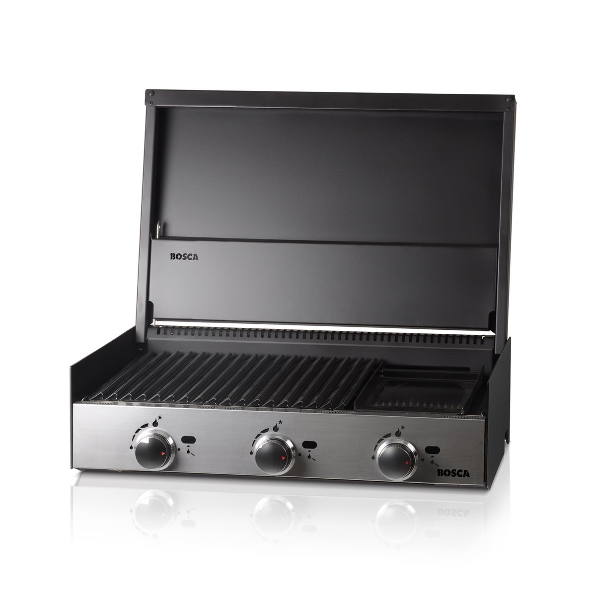 BOSCA - Pack para Quincho Block Gas 750 + Block Carbón 750