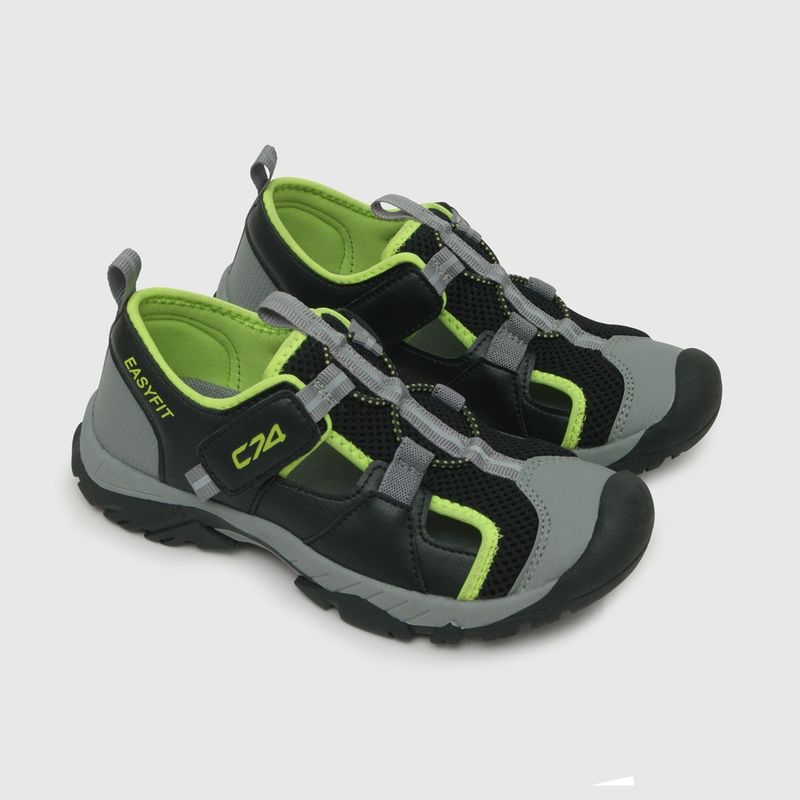 COLLOKY - Sandalia de niño outdoor calce fácil (28 a 38) Negro 33