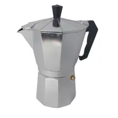 GENERICO - Cafetera Italiana Acero Inoxidable 6 Tazas
