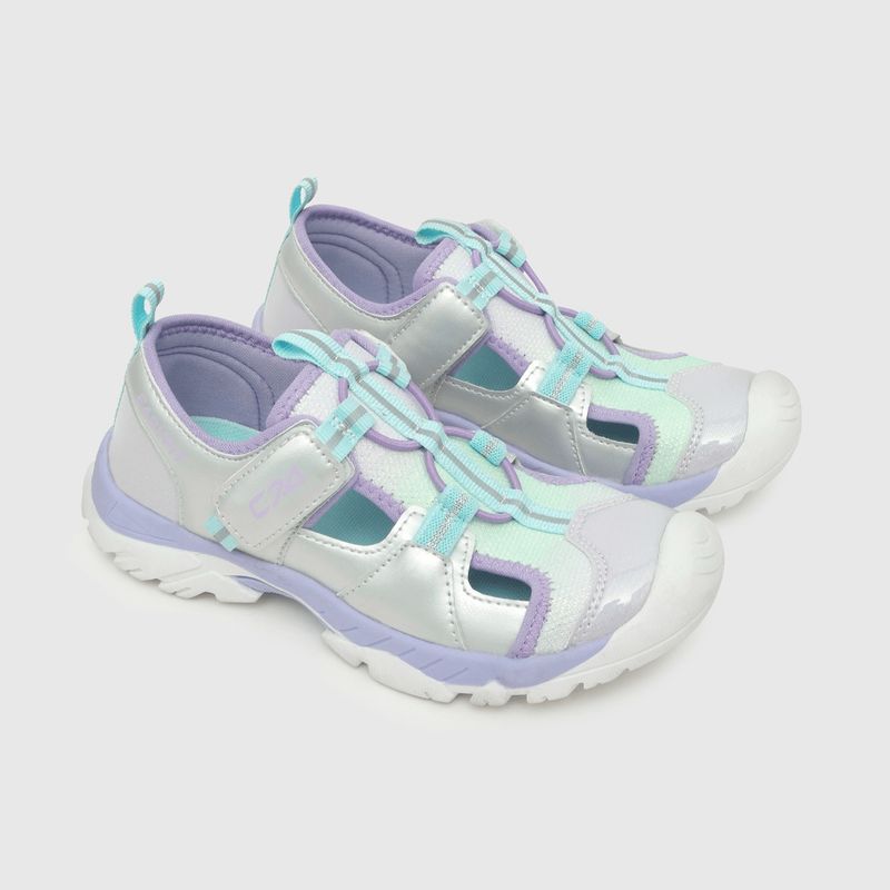 COLLOKY - Sandalia de niña outdoor calce fácil (28 a 38) Gris 33
