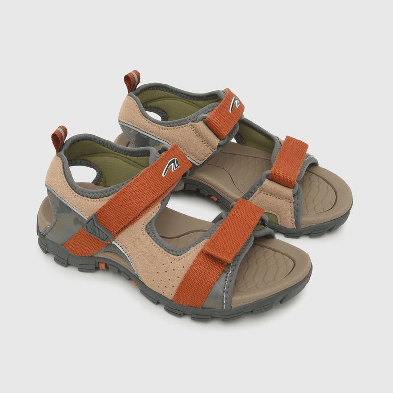 COLLOKY - Sandalia de niño outdoor doble ajuste (28 a 38) Beige 29