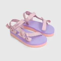 COLLOKY - Aqua de niña playa estampado tye dye (28 a 38) Morado 31