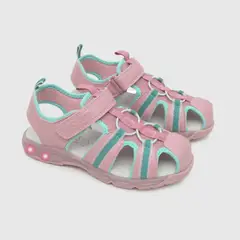 COLLOKY - Sandalia de niña luces (28 a 38) Morado 33