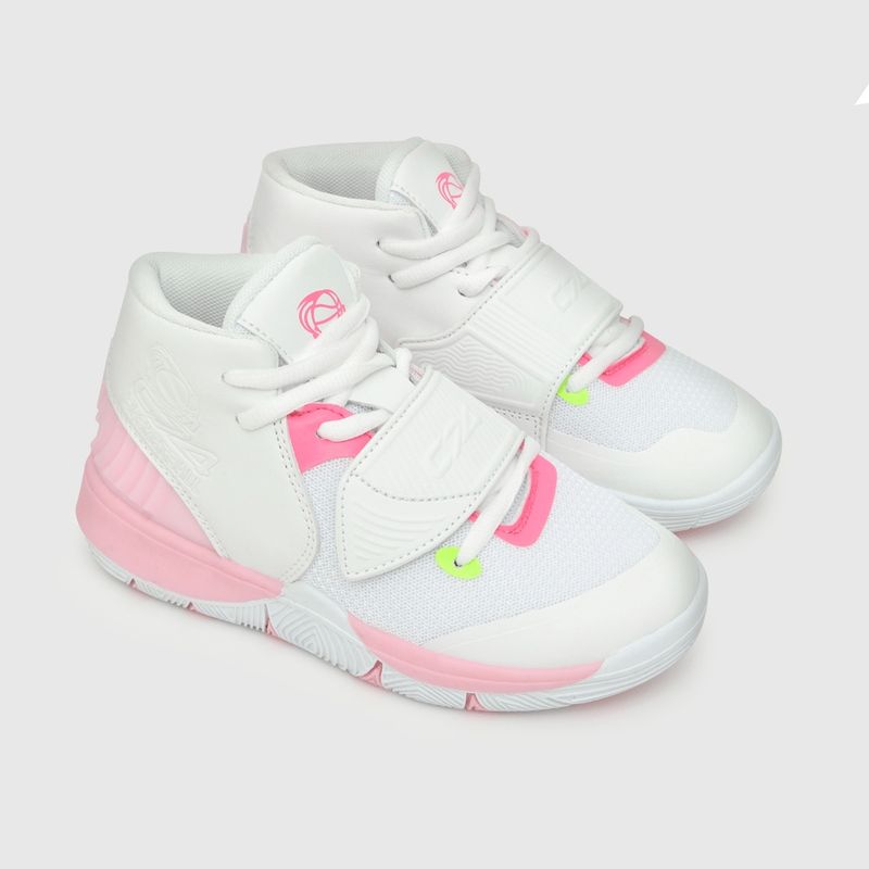 COLLOKY - Zapatilla de niña deportiva basket blanco / white (28 a 38) 31