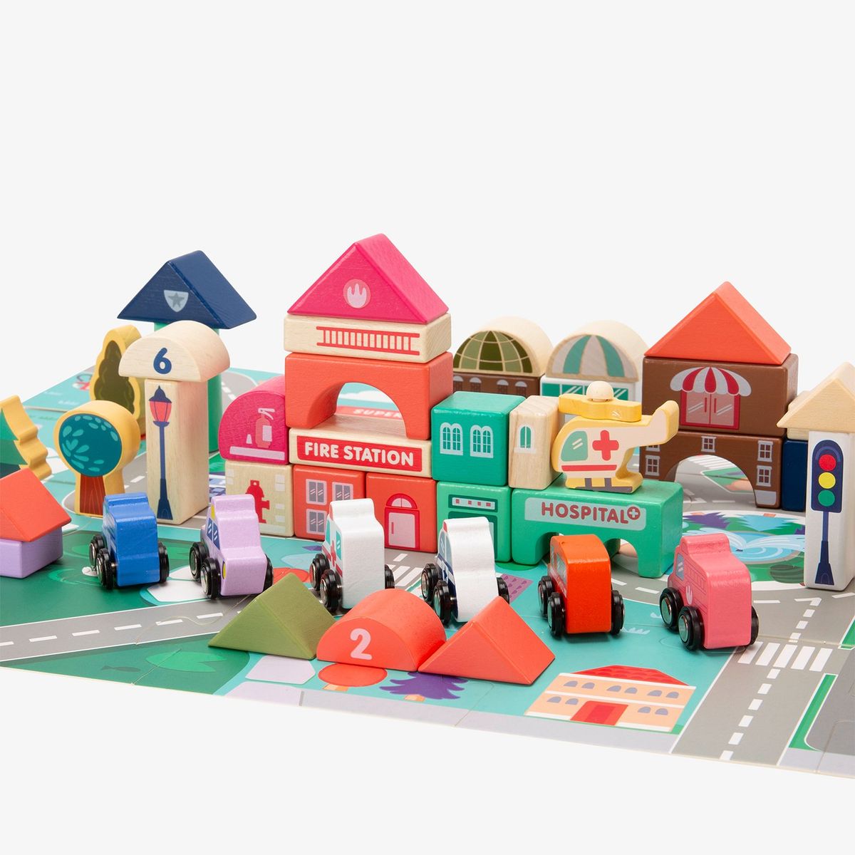 FORM DESIGN - Bloques de Construcción Infantil Santiago Multicolor Form