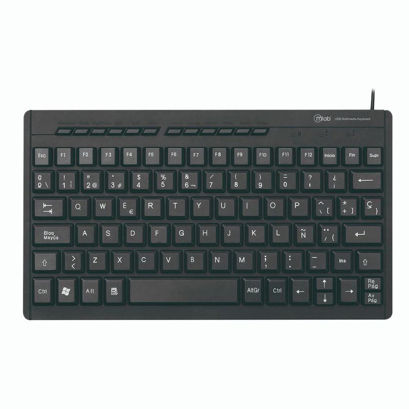 MLAB - Teclado Pc Slim Usb Español Square Slim 250 - SC