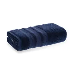 KARSTEN - Sábana de baño Suprema 550gr 86 x 150 cm Azul Marino
