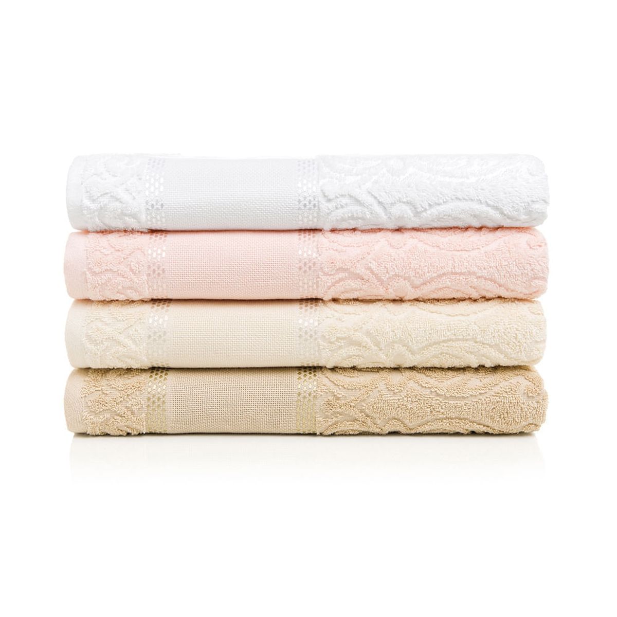 KARSTEN - Toalla de visita para bordar Karsten Melina II Beige