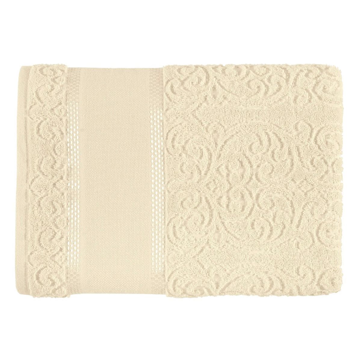 KARSTEN - Toalla de visita para bordar Karsten Melina II Natural