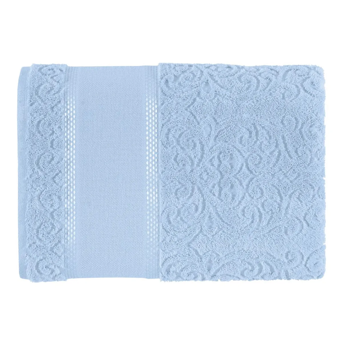 KARSTEN - Toalla de visita para bordar Karsten Melina II Celeste