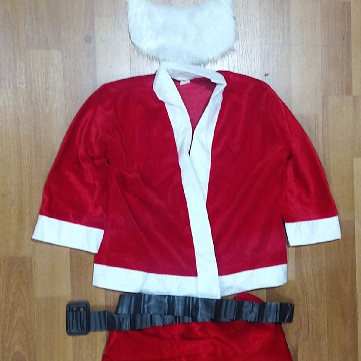TODODISFRACESCHILE - Disfraz Viejo Pascuero traje Niño talla 6 a 9 años