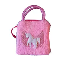 GENERICO - Cartera linda suave de unicornio 15 cm para niña