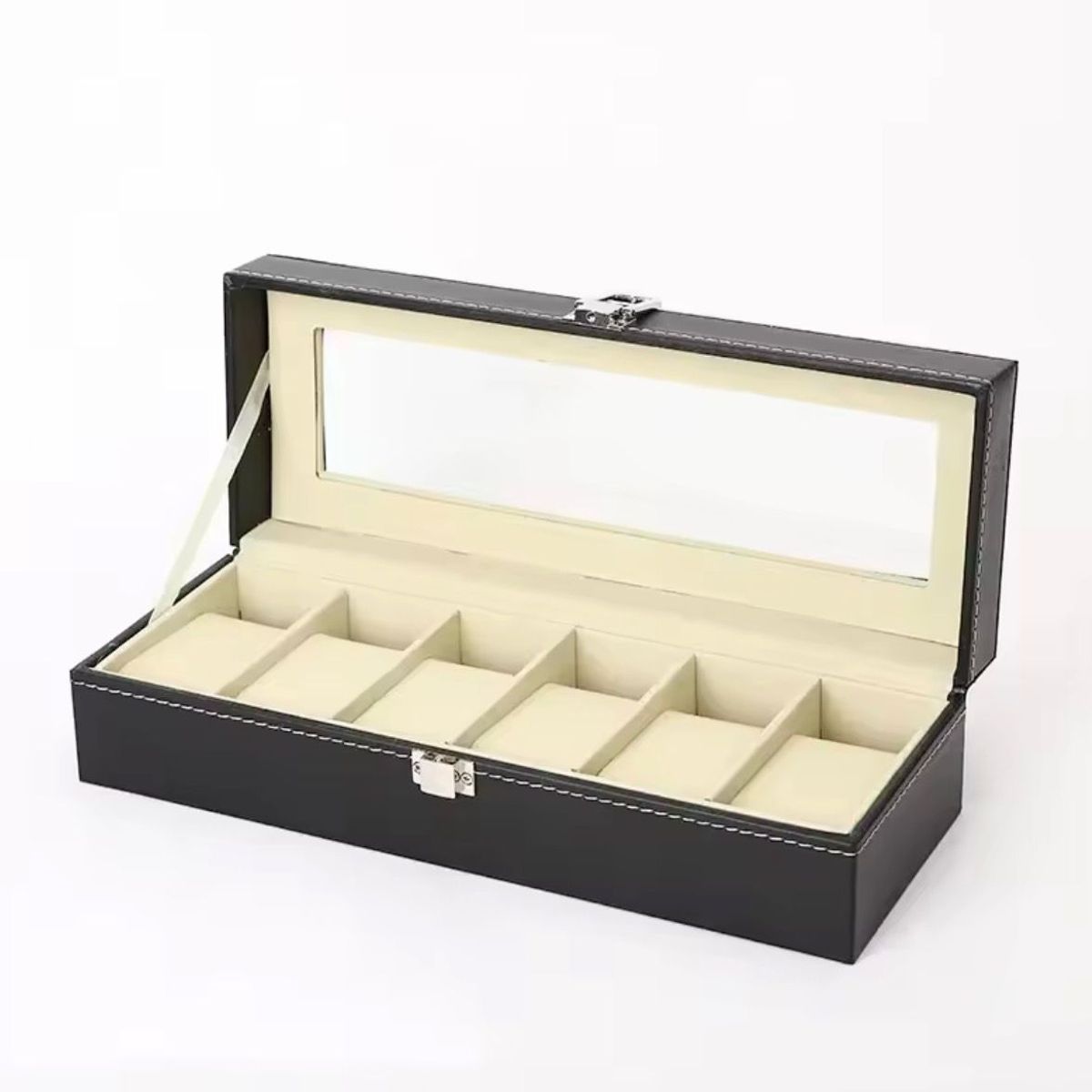 GENERICO - Caja Estuche Organizador de 6 Relojes