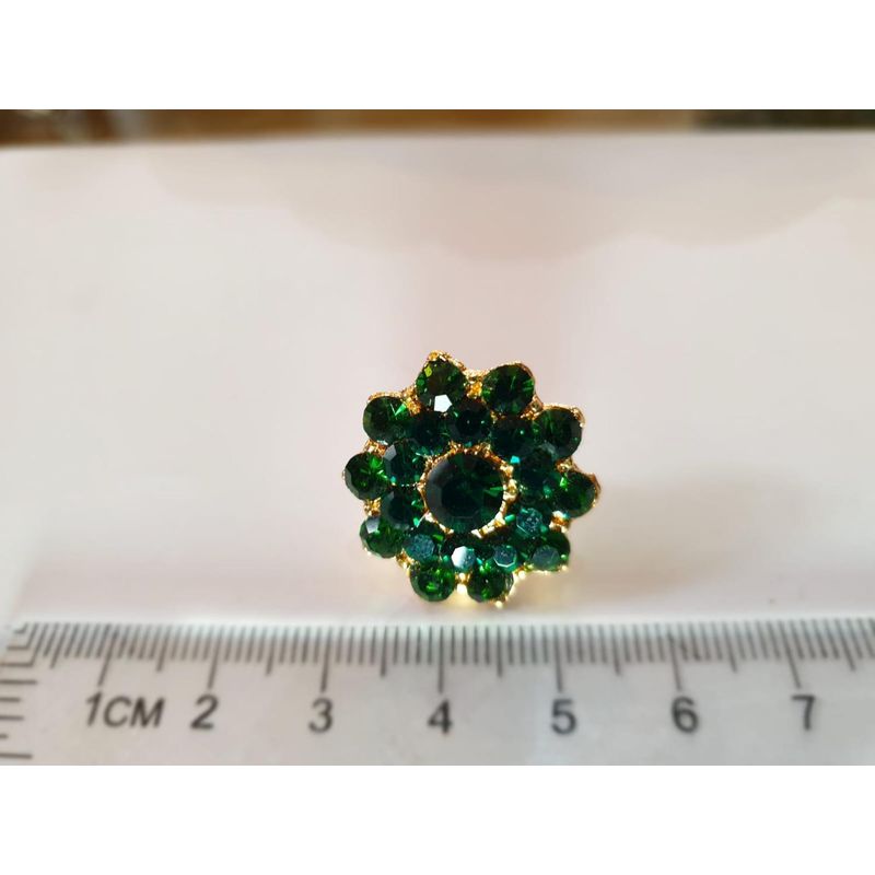 GENERICO - Aros Diseño Girasol Verde