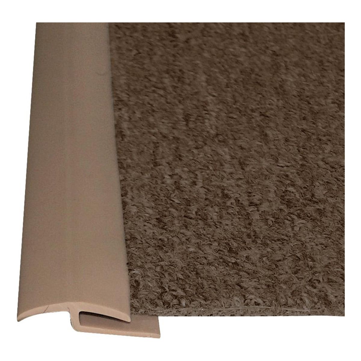 DVP - Cubrejunta Alfombra Tipo J Beige 35x2 Mm 1 Mt 10 Un Dvp