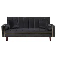 Futon Sofa Cama Golden Black