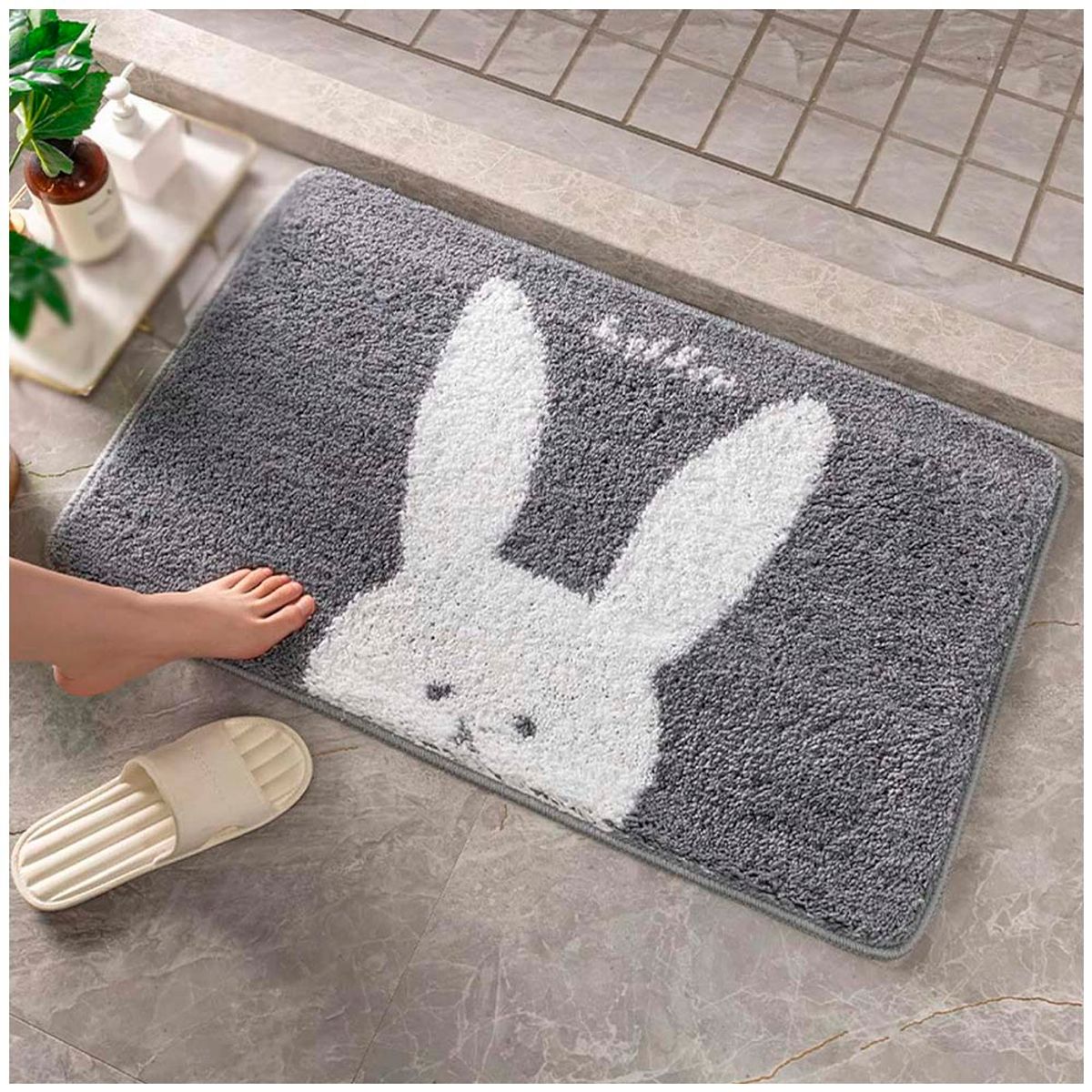 GENERICO - Alfombra de Baño super absorvente 50x80 cm