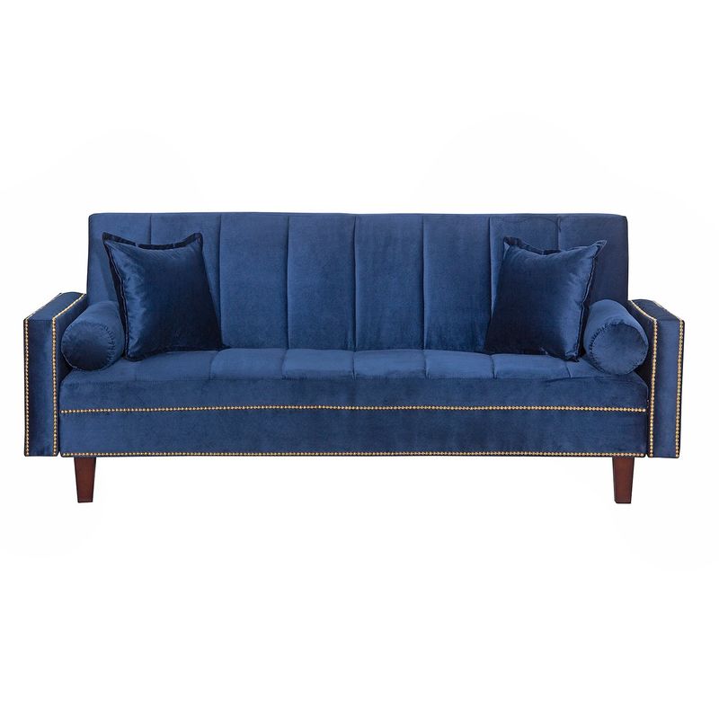 GENERICO - Futon Sofa Cama Golden Blue