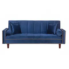 GENERICO - Futon Sofa Cama Golden Blue