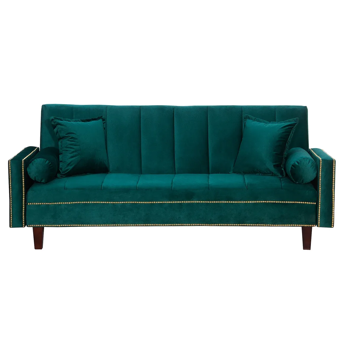GENERICO - Futon Sofa Cama GoldenGreen