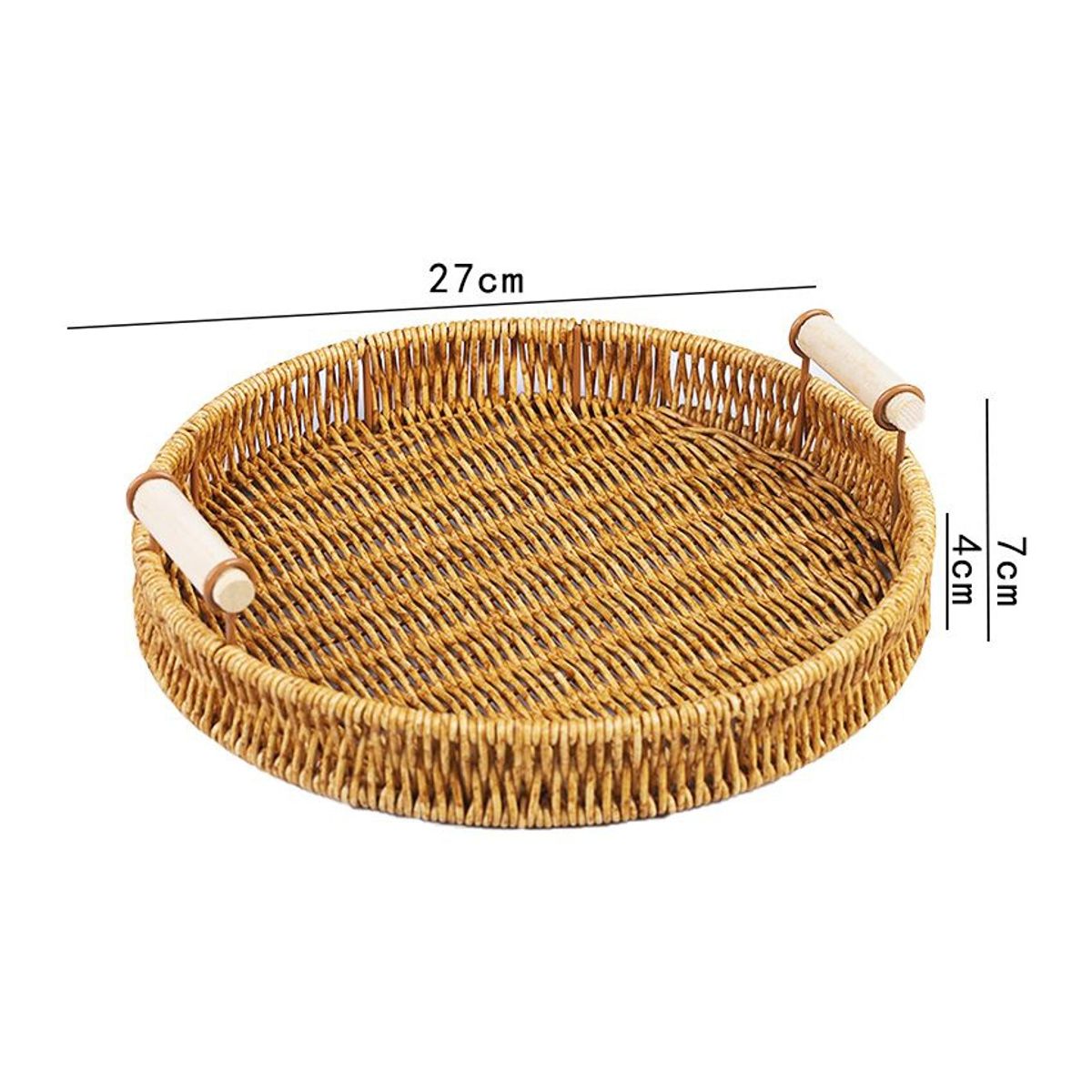 VATYERTY - plástico tejido fruta Cesta 27cm