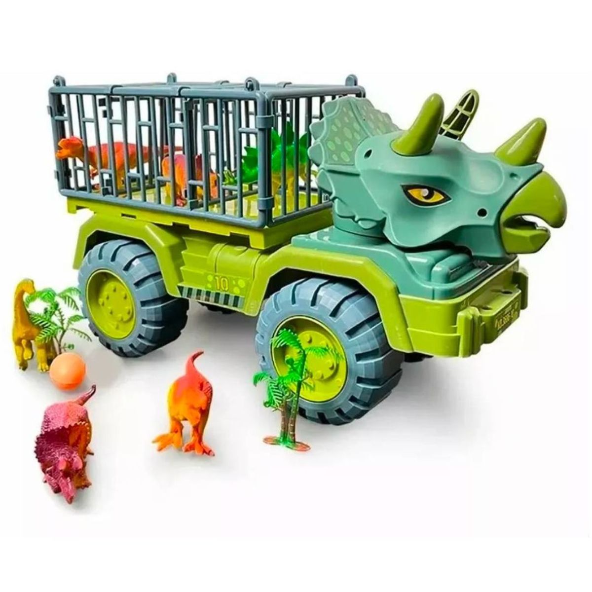 GENERICO - Dinosaurio Auto Trasportador Camion