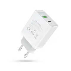 VENTION - Cargador Dual 2 En 1 Carga Rápida Para iPhone iPad - Blanco