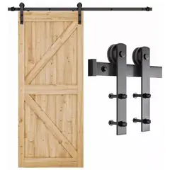 KUANGYE - Herraje Riel Para Puerta Corrediza Puerta De Granero 2m 66ft