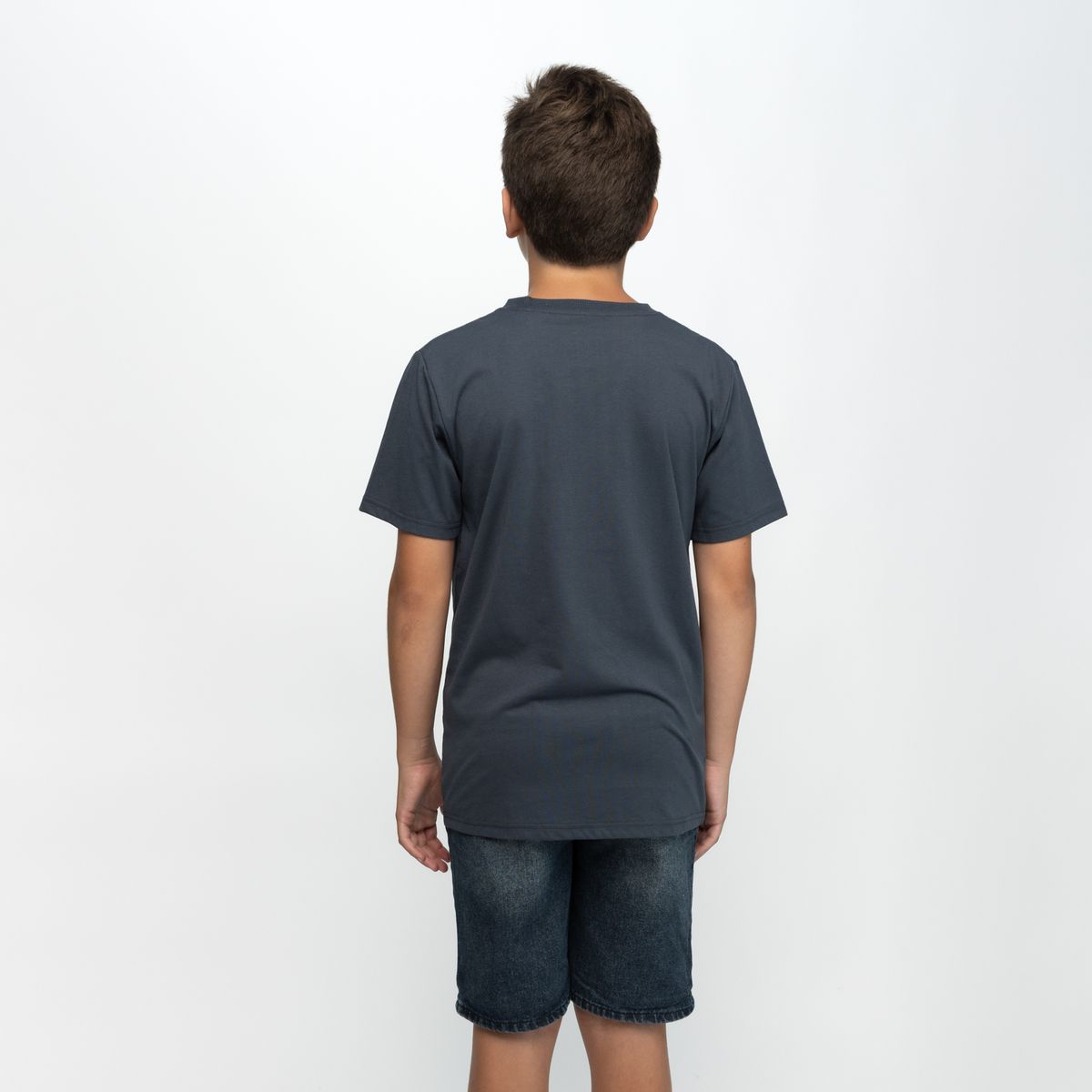 SMILEY - Polera Niño Good Mood Kinda Day Gris Smiley