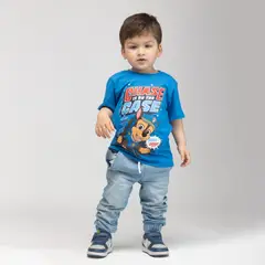 PAW PATROL - Polera Niño Chase Is On The Case Azul