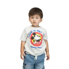 DISNEY - Polera Niño There Is Only One Mickey Gris
