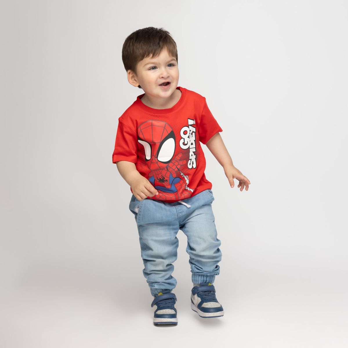 MARVEL - Polera Niño Go Spidey Rojo Marvel