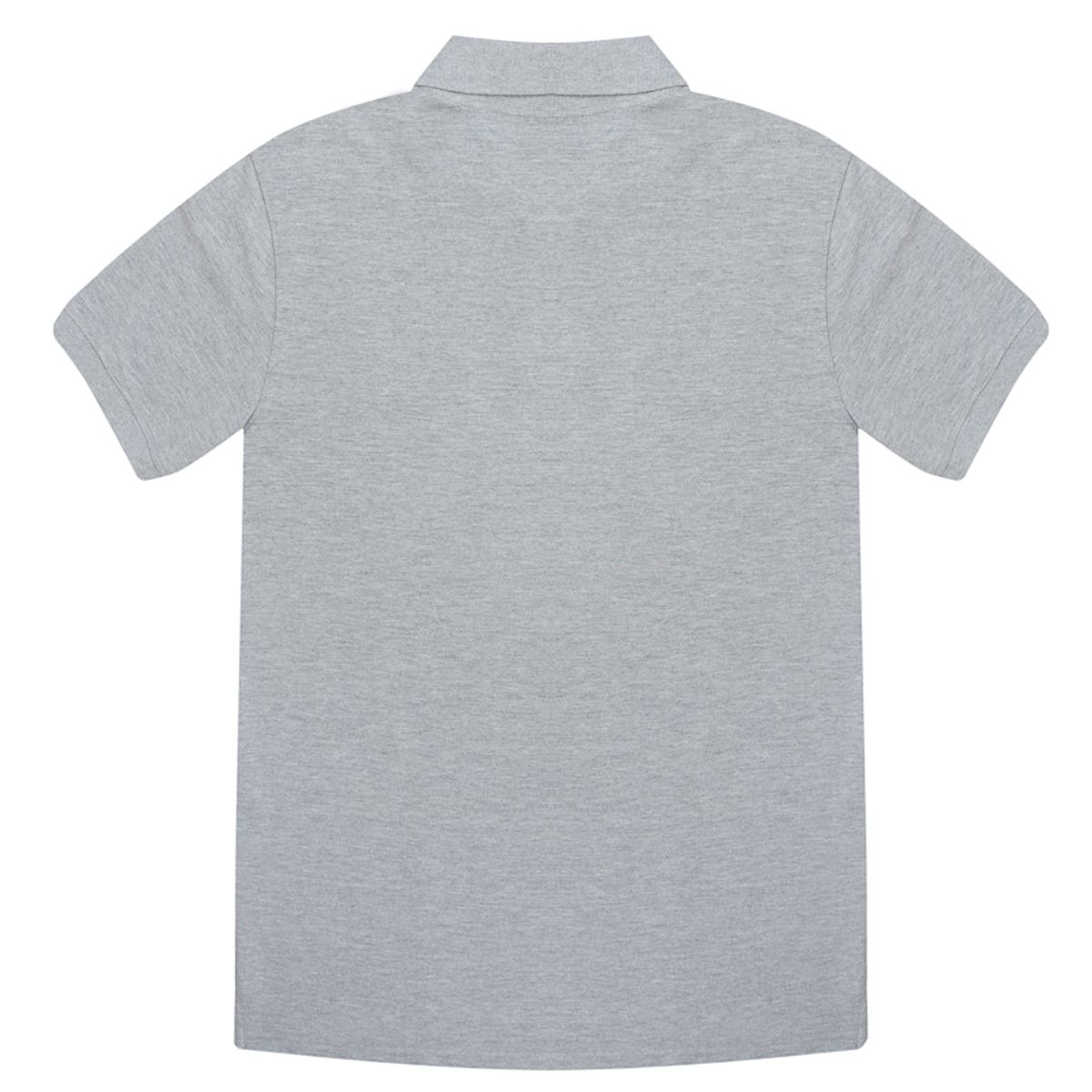 DISNEY - Polera Pique Hombre Face Mickey Gris Disney