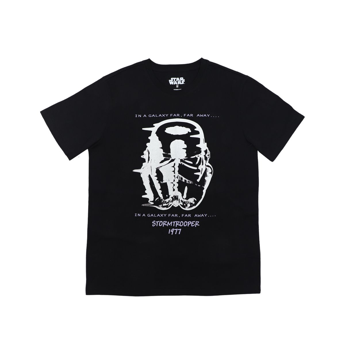 STAR WARS - Polera Hombre 1977 Holo Negro Star Wars