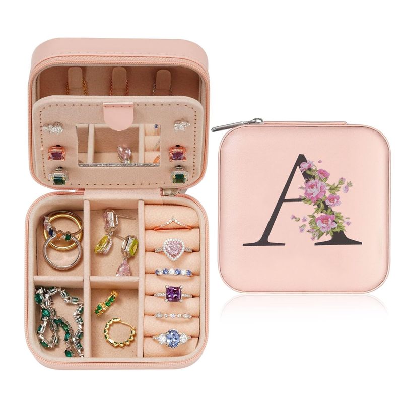 EVERSO - Joyero Para Collar  Anillos Caja De Almacenamiento De Joyas