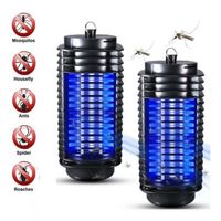Pack X2 Mata Insectos Electrico Mata Moscas Electrico Lampara Uv